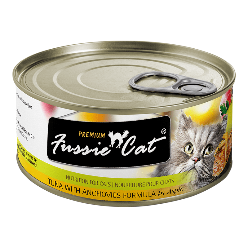 Fussie Cat Premium Tuna Anchovy In Aspic 2.82oz. (Case of 24) - Pets Perfect