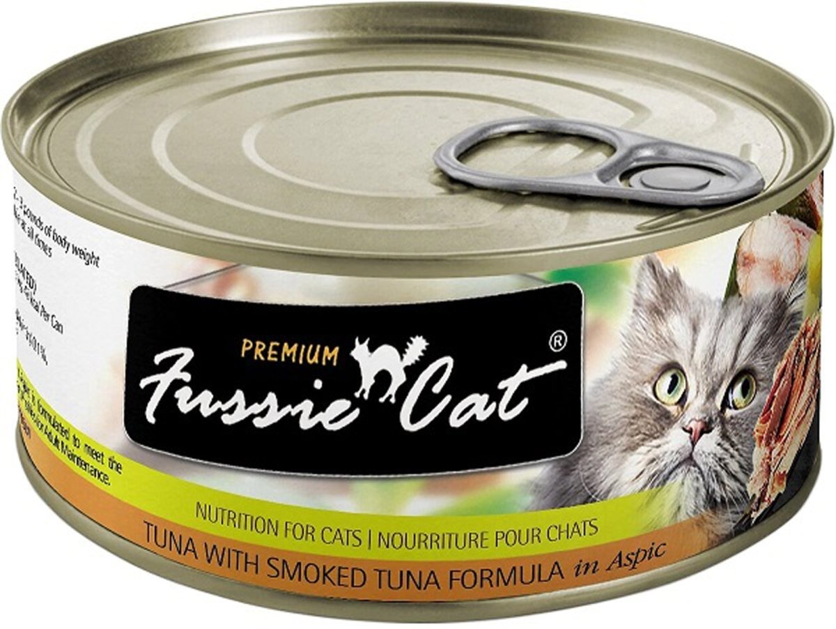 Fussie Cat Premium Tuna Smoked In Aspic 2.82oz. (Case of 24) - Pets Perfect