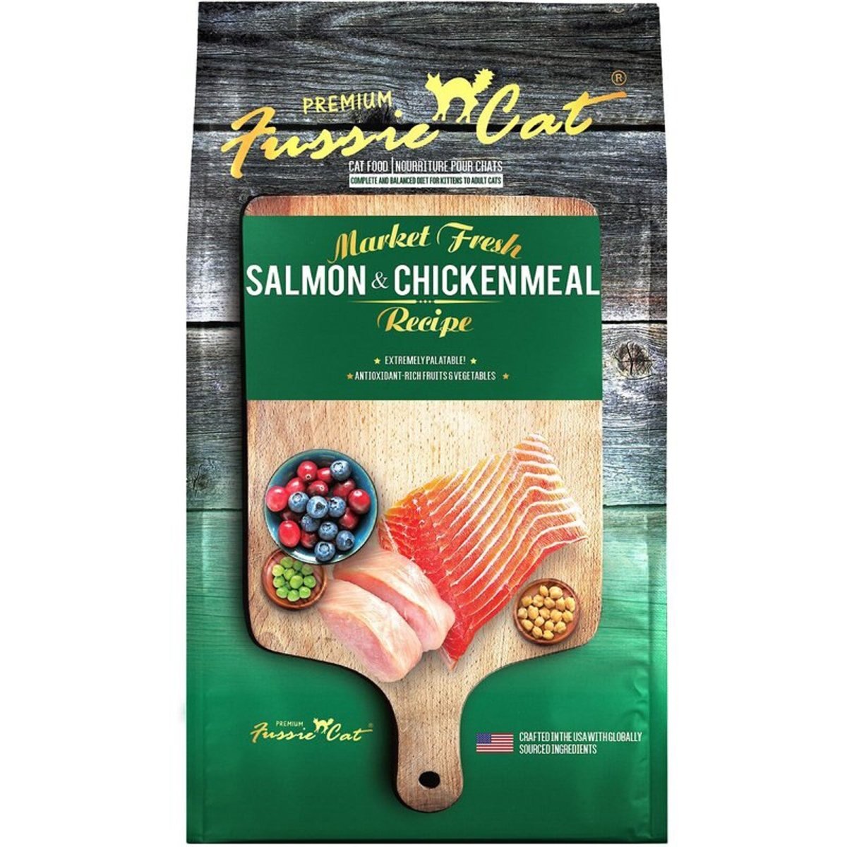 Fussie Cat 10Lb Salmon Chicken Market Fresh - Pets Perfect