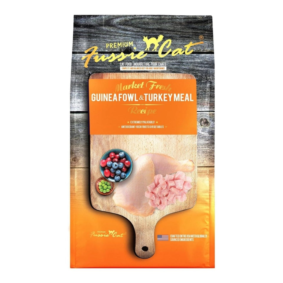 Fussie Cat Guinea Fowl and Turkey Recipe Dry Cat Food, 10 lb