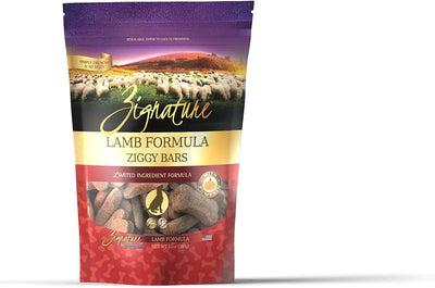 Zignature Dog Ziggy Bar Dog Treat Lamb 12 oz
