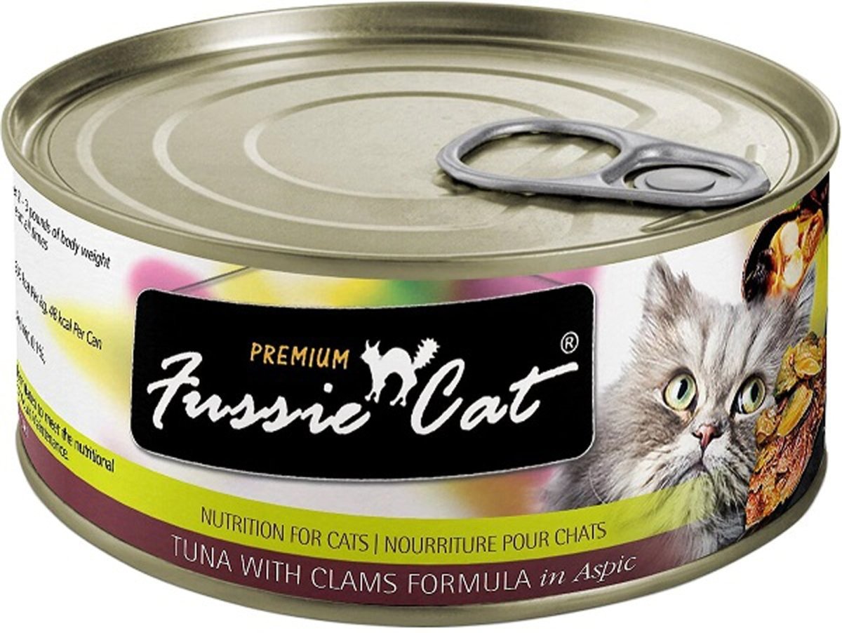 Fussie Cat Premium Tuna Clams In Aspic 2.82oz. (Case of 24) - Pets Perfect