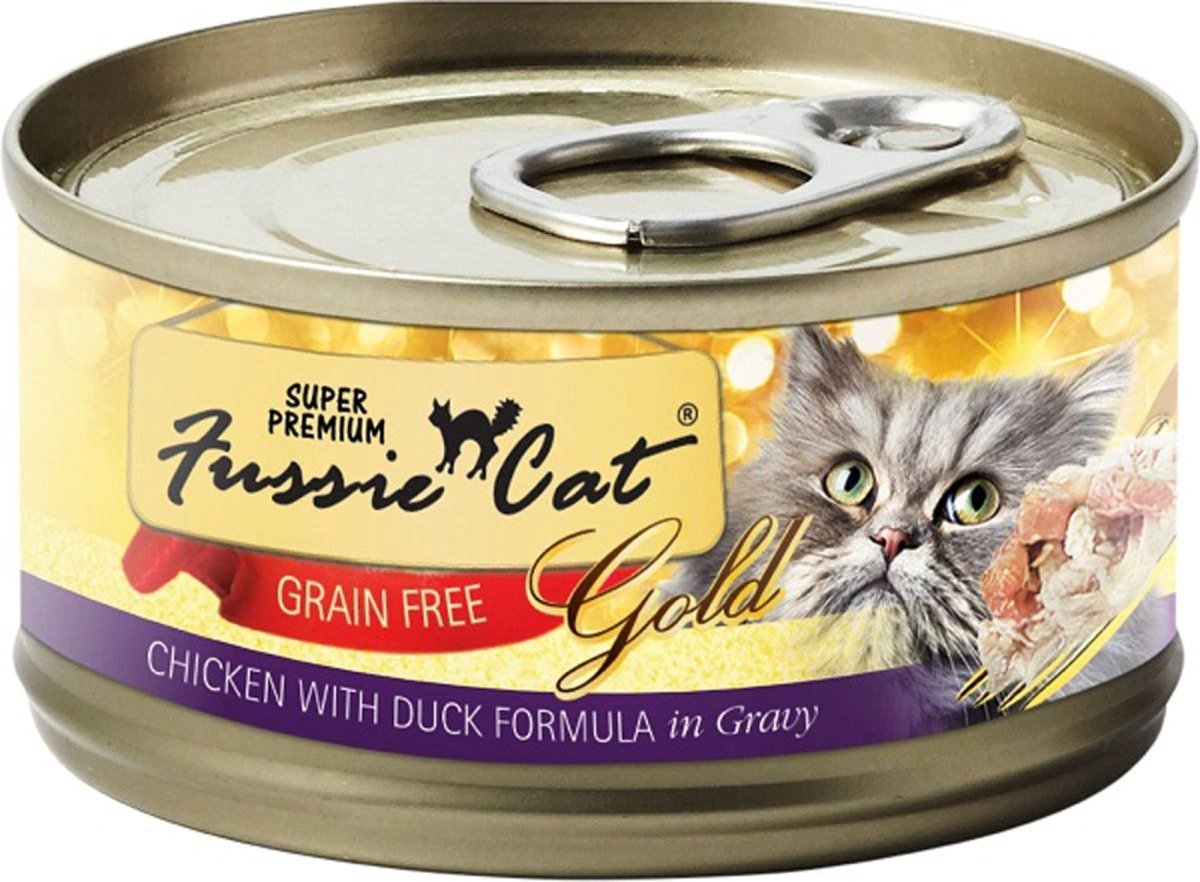 Fussie Cat Chicken With Duck In Gravy 5.5oz. (Case of 24) - Pets Perfect