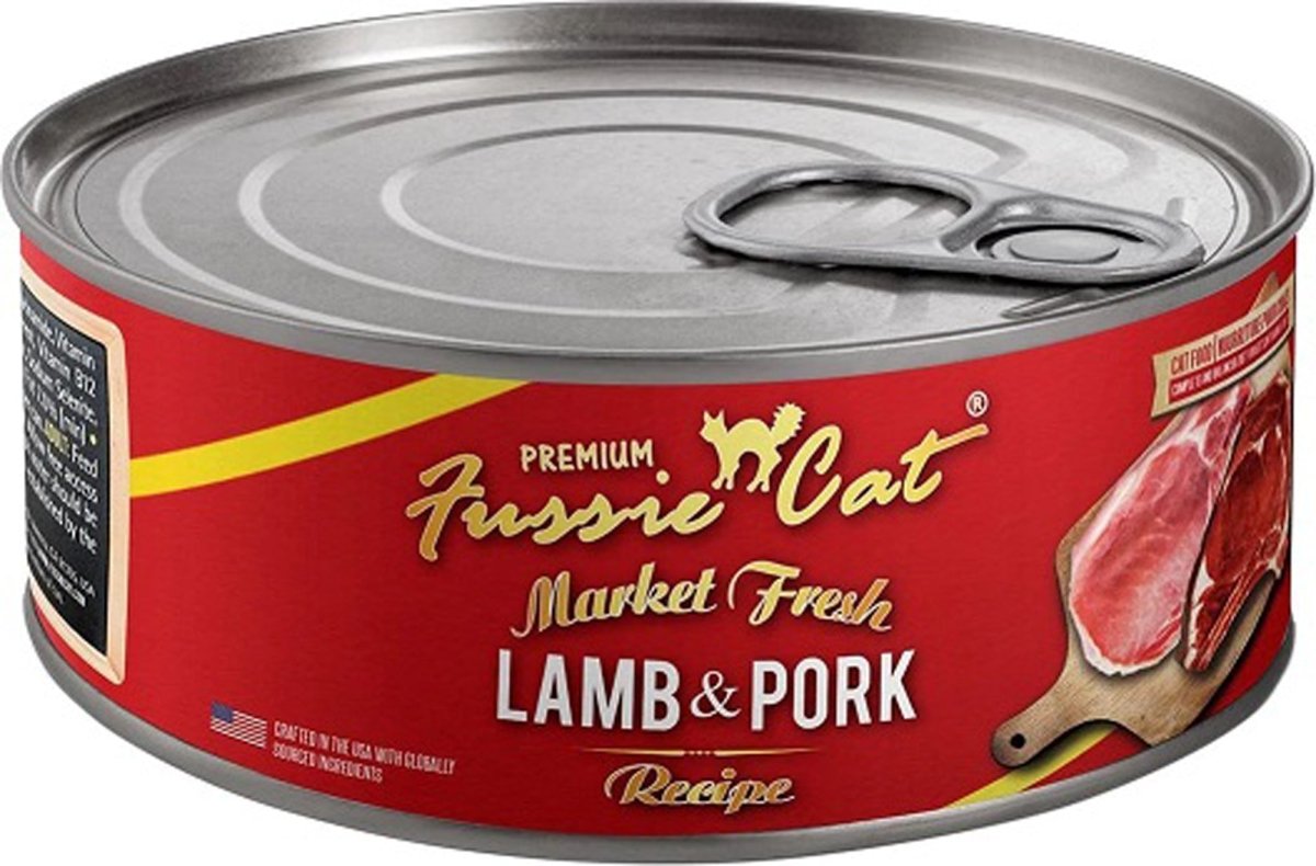 Fussie Cat Market Fresh Lamb & Pork Pate 5.5oz. (Case of 24) - Pets Perfect