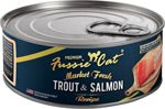 Fussie Cat Market Fresh Trout & Salmon Pate 5.5oz. (Case of 24) - Pets Perfect