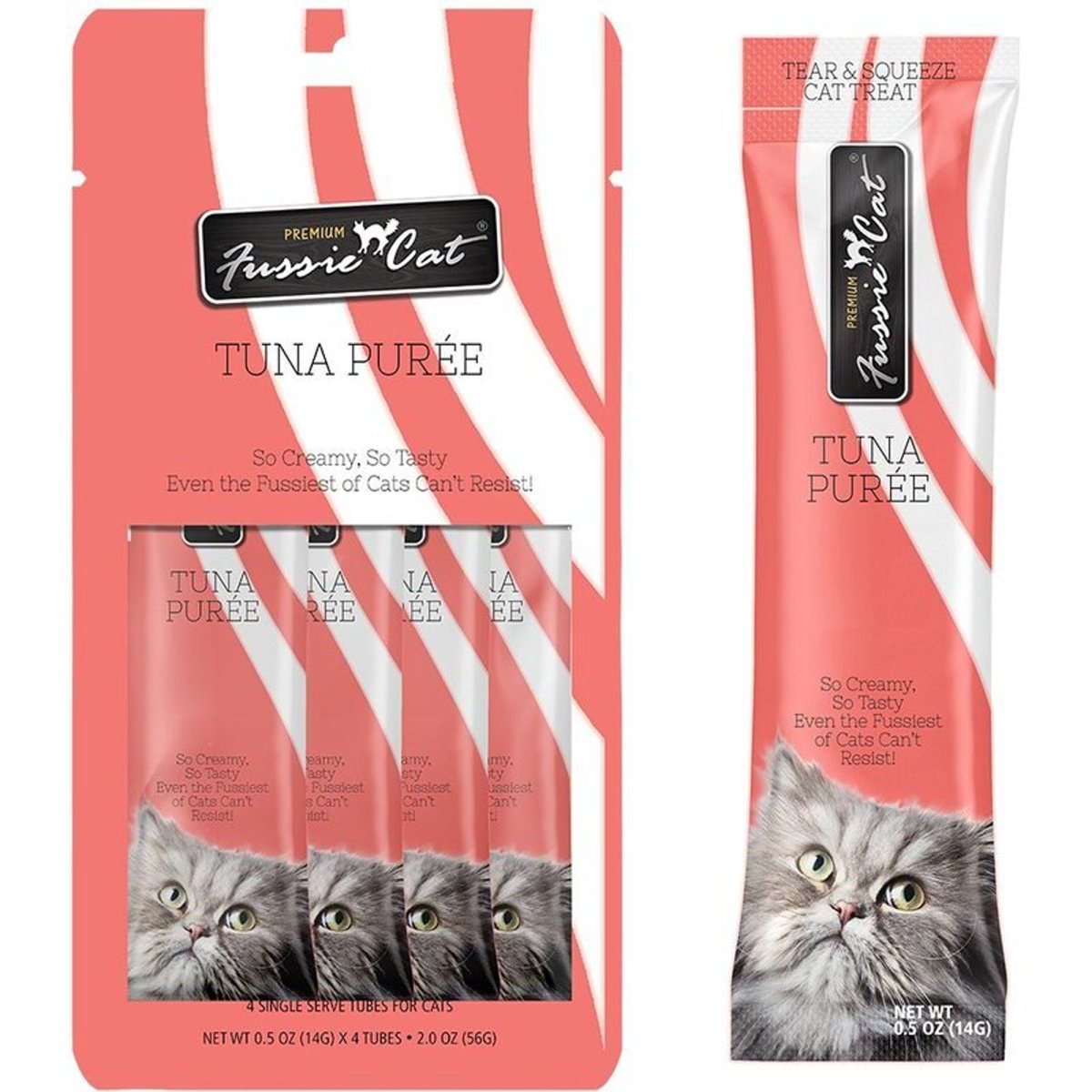 Fussie Cat Puree Tuna Cat 2oz/18 - Pets Perfect