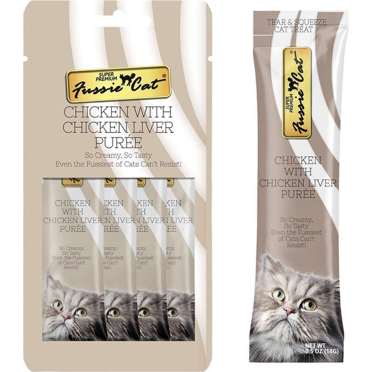 Fussie Cat Puree Chicken Wl Liver 2oz/18count - Pets Perfect