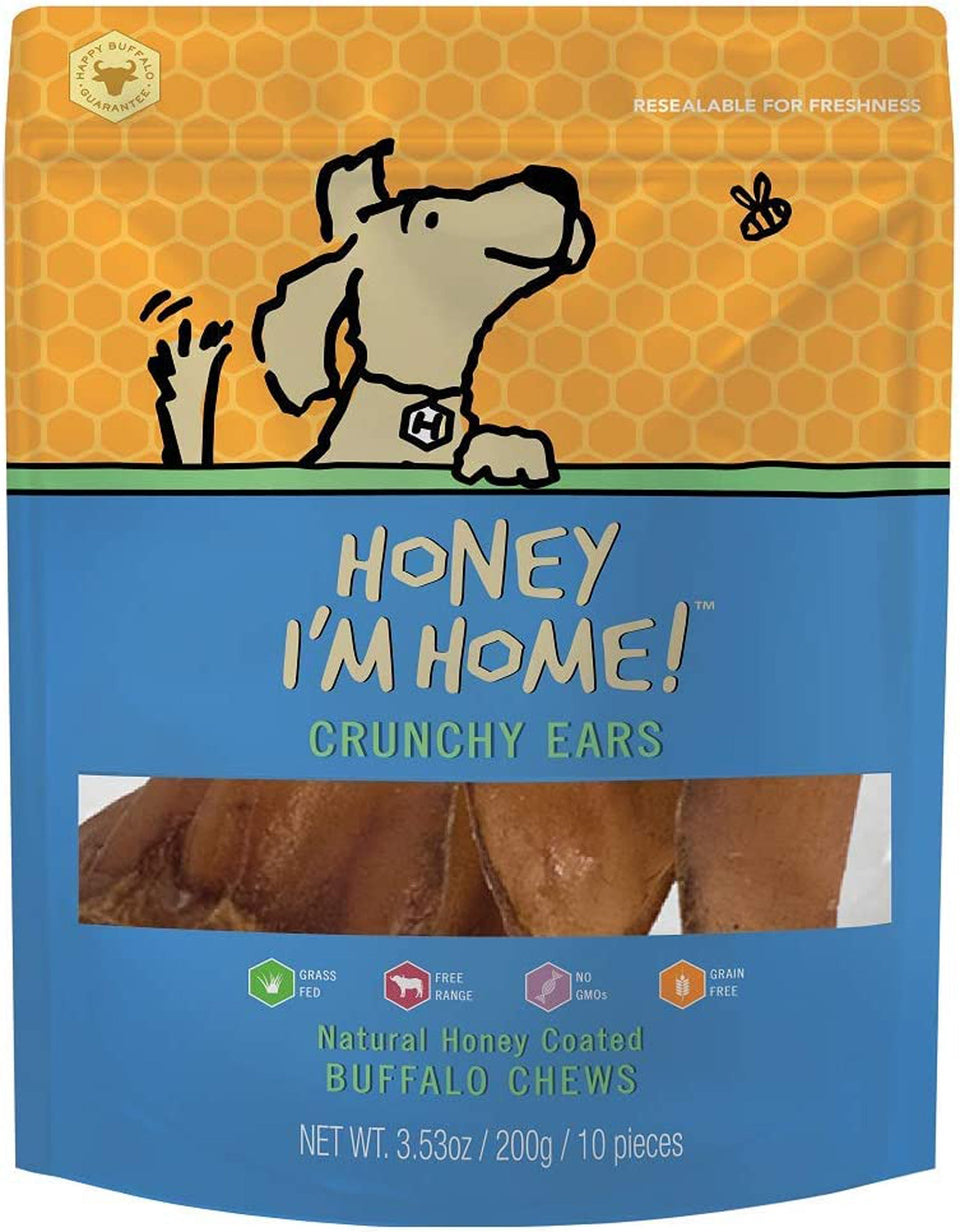 Honey I'm Home Dog Buffalo ears 4-Count