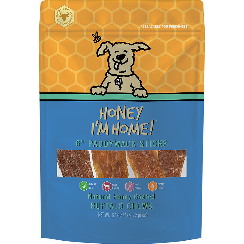 Honey I'm Home Dog Buffalo Paddywack 5-Count