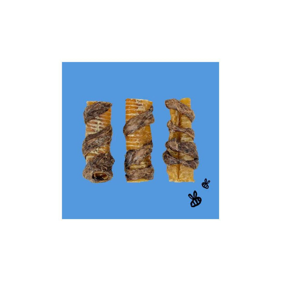 Honey I'm Home Buffalo Trachea with Lung - 6 in Joint Support Dog Chew, 3-Count