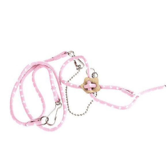 Super Soft Adjustable Hamster Traction Rope With Bell - Pets Perfect