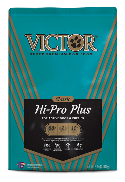 Victor Super Premium Dog Food Classic Hi Pro Plus Dry Dog Food Beef 5lb