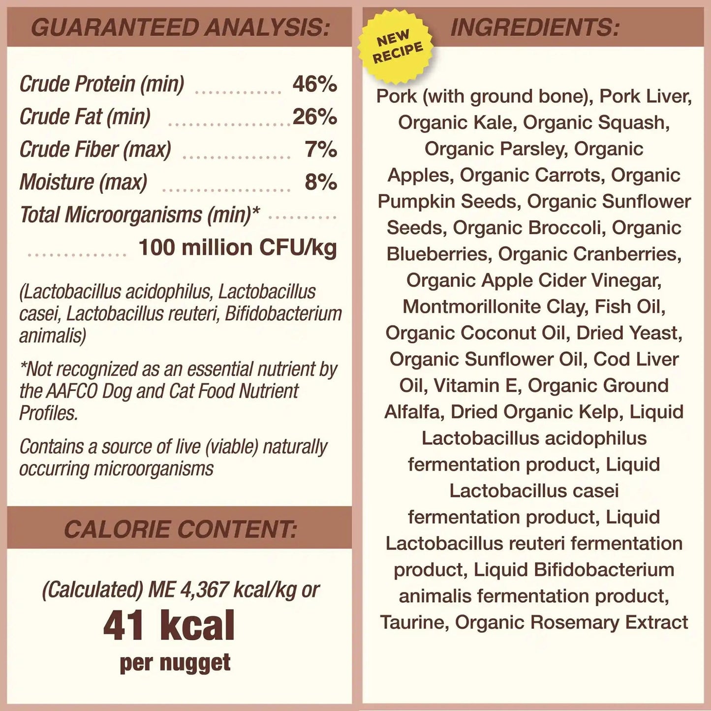 Primal Pet Foods Freeze-Dried Dog Food 14 oz. Pork