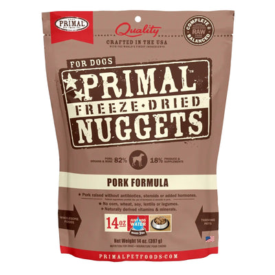 Primal Pet Foods Freeze-Dried Dog Food 14 oz. Pork