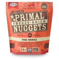 Primal Pet Foods Freeze Dried Cat Food Pork 14oz. - Pets Perfect