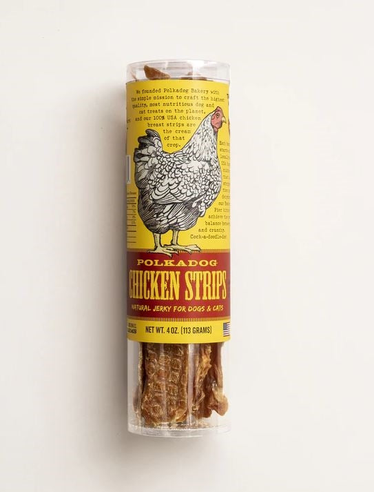 Polka Dog Chicken Strip Jerky 4 oz