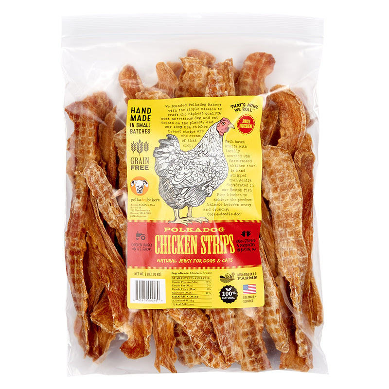 Polka Dog - Chicken Jerky Strips - 2 lb