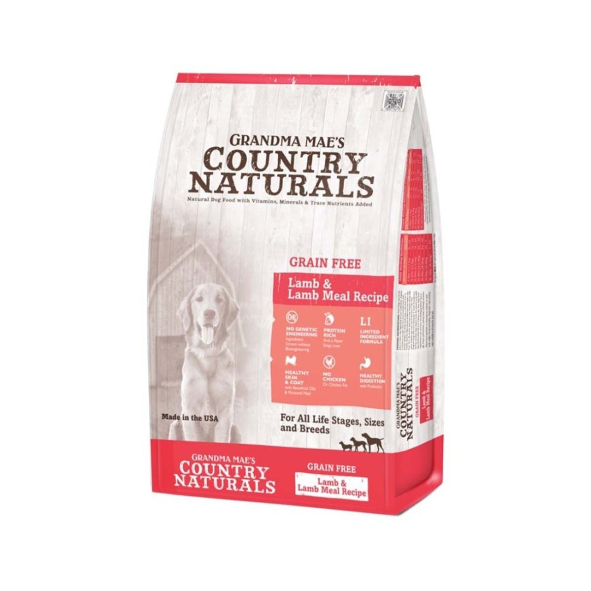 Grandma Mae's Grain - Free LID Lamb & Lamb Meal Dog Food 4lb - Pets Perfect