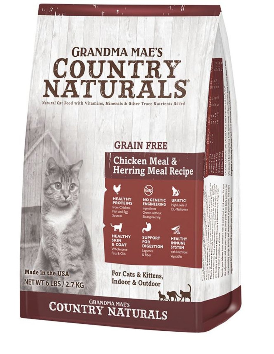 Grandma Mae's Country Naturals Grain Free Dry Cat Food Chicken 6lb - Pets Perfect