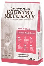 Grandma Mae's Country Naturals Grain Free Dry Cat Food Salmon 18ea/9 oz - Pets Perfect