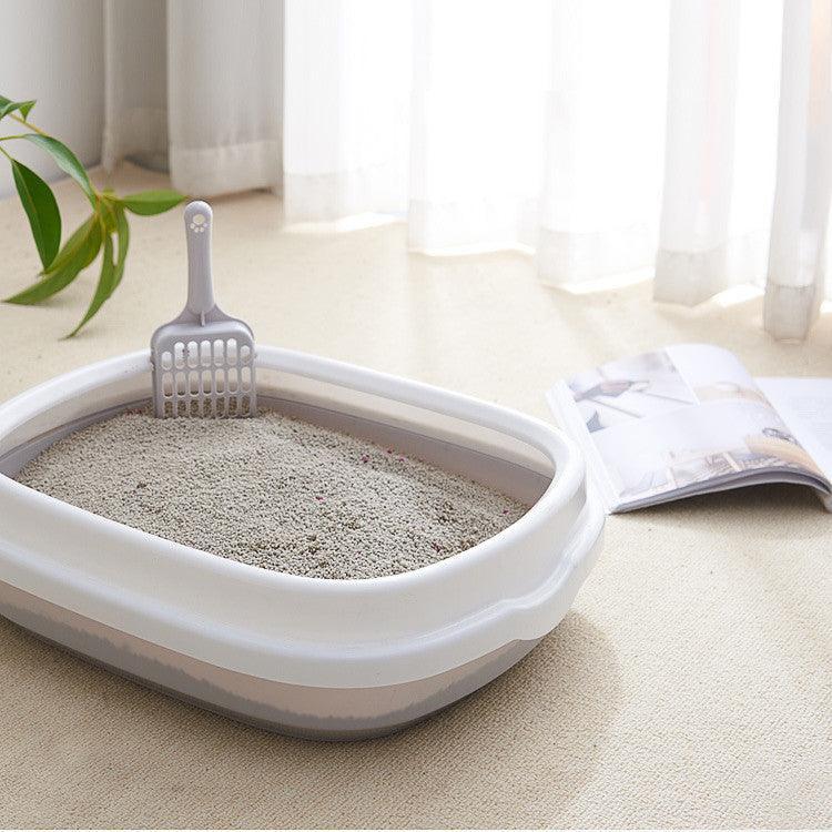 High - Quality Anti - Splash Pet Toilet With Scoop - Stylish And Convenient Cat Litter Box - Pets Perfect