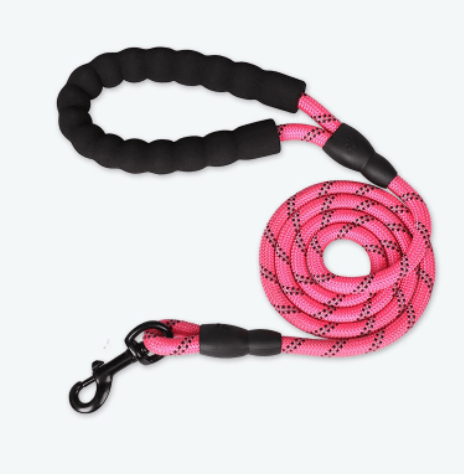 Reflective Nylon Dog Leash - Enhance Safety And Style On Walks