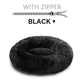 The Snugglepaws Plush Donut Pet Bed: Luxuriously Cozy Haven For Dogs And Cats - Pets Perfect