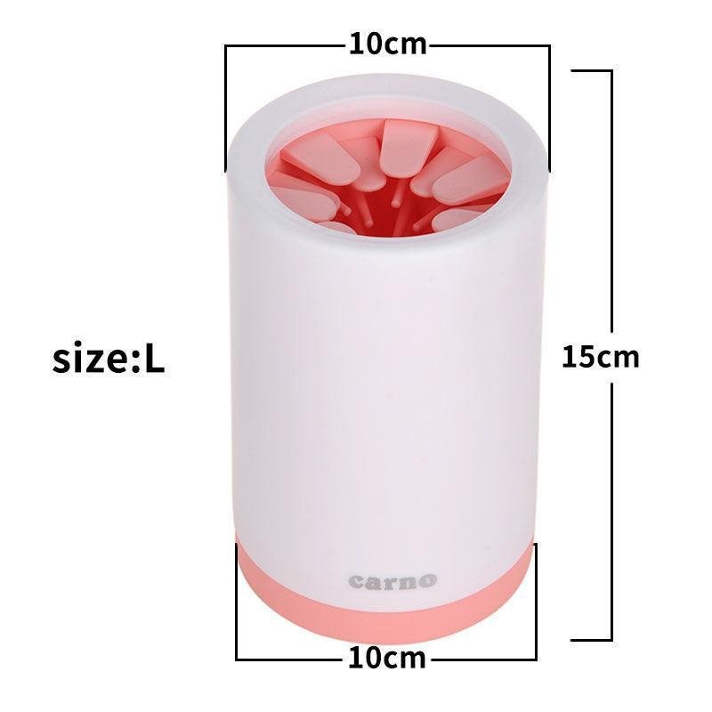 Portable Pet Paw Cleaner Cup - Soft Silicone Comb for Muddy Paws - Pets Perfect