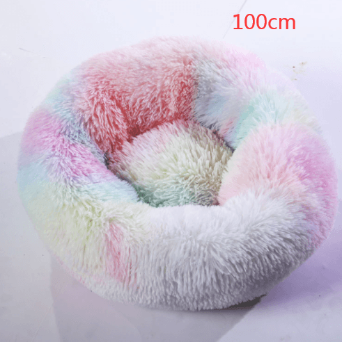Cozy Haven: Luxurious Round Pet Bed For Winter Comfort - Pets Perfect