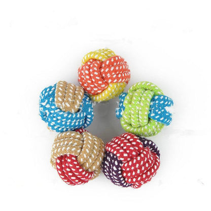 Handcrafted Cotton Rope Dog Leash Toy - Eco - Friendly Tug & Chew Toy for Training & Play - Pets Perfect