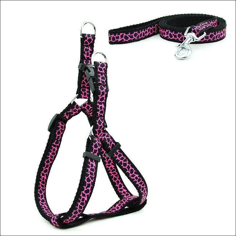 Pet Adventure Chest Strap Leash - Premium Quality Dog And Cat Walking Harness - Pets Perfect