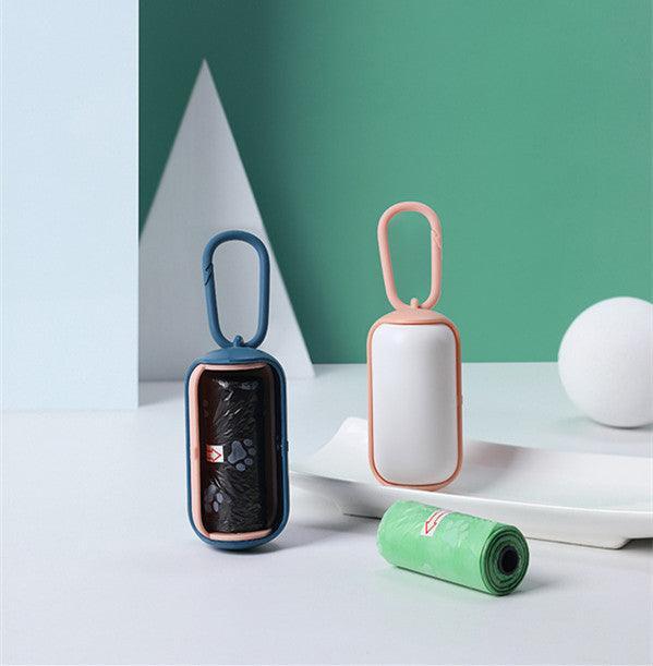 Portable Pet Waste Bag Dispenser - Compact Leash - Attachable Dog Poop Bag Holder - Pets Perfect