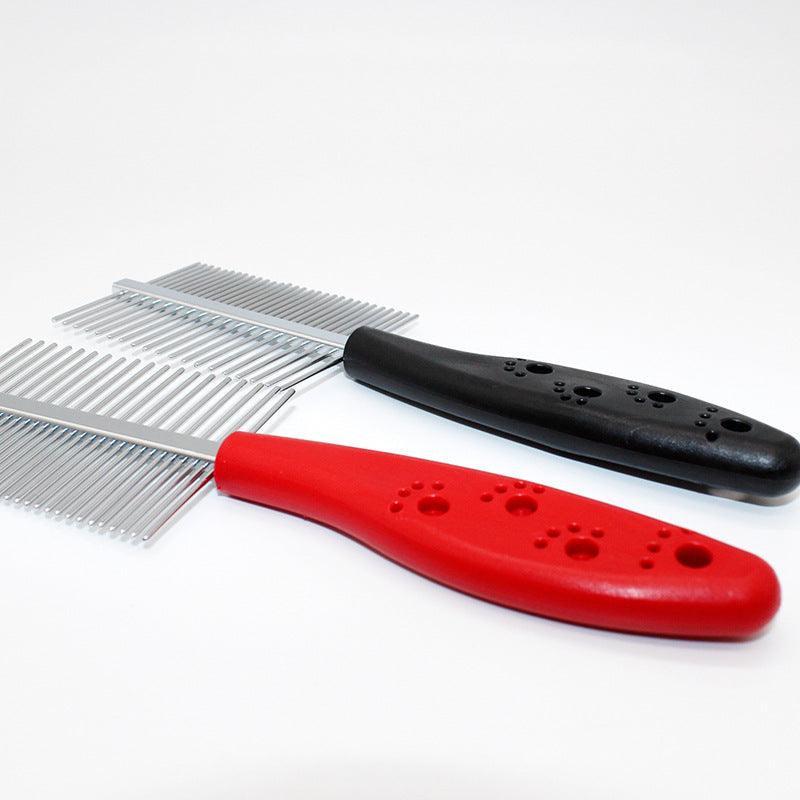 Double - Row Pet Grooming Comb - Dual - Sided Detangling Tool for Dogs & Cats - Pets Perfect