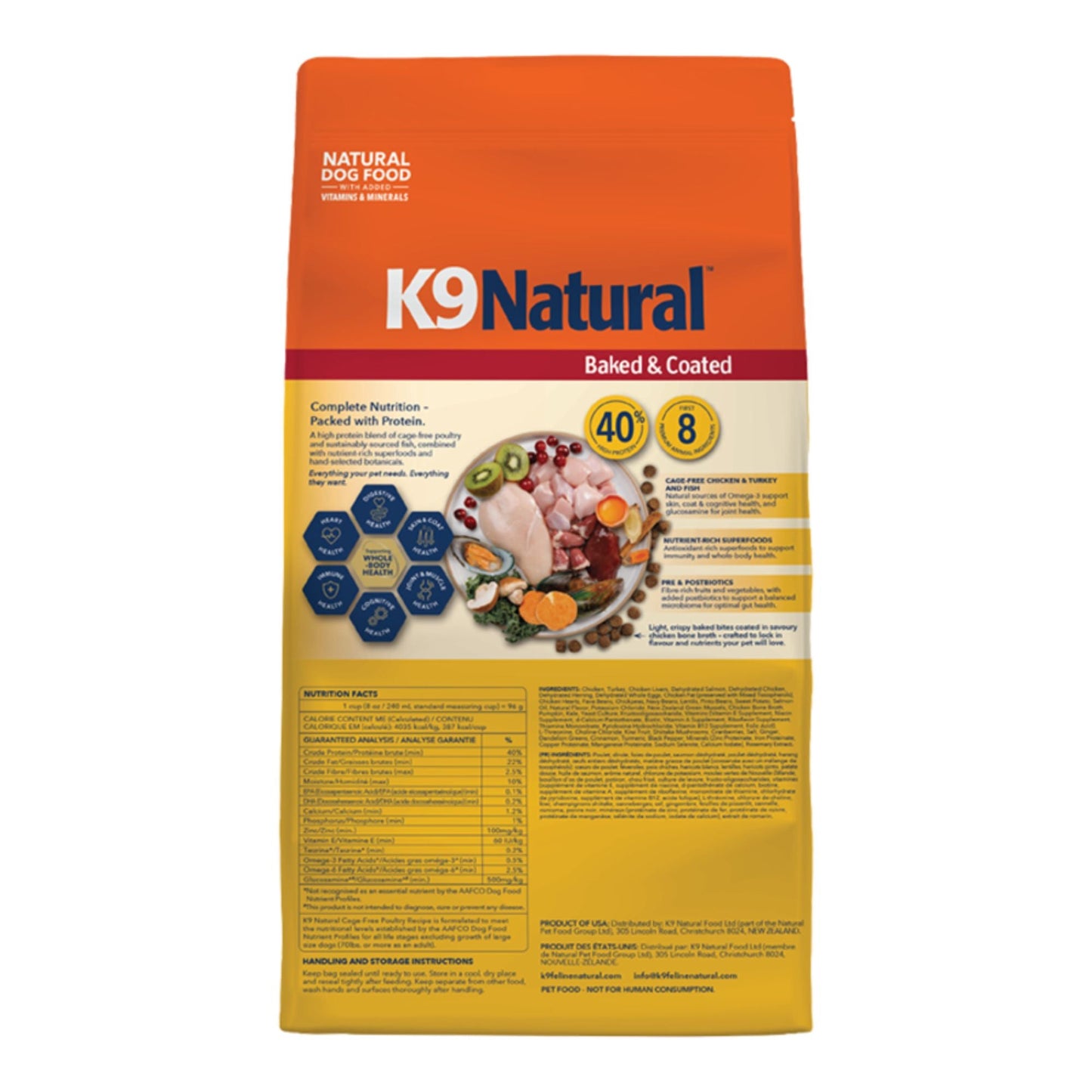 K9 Natural Dog Baked & Coated Cage Free Poultry Recipe, 16 lb, view 2