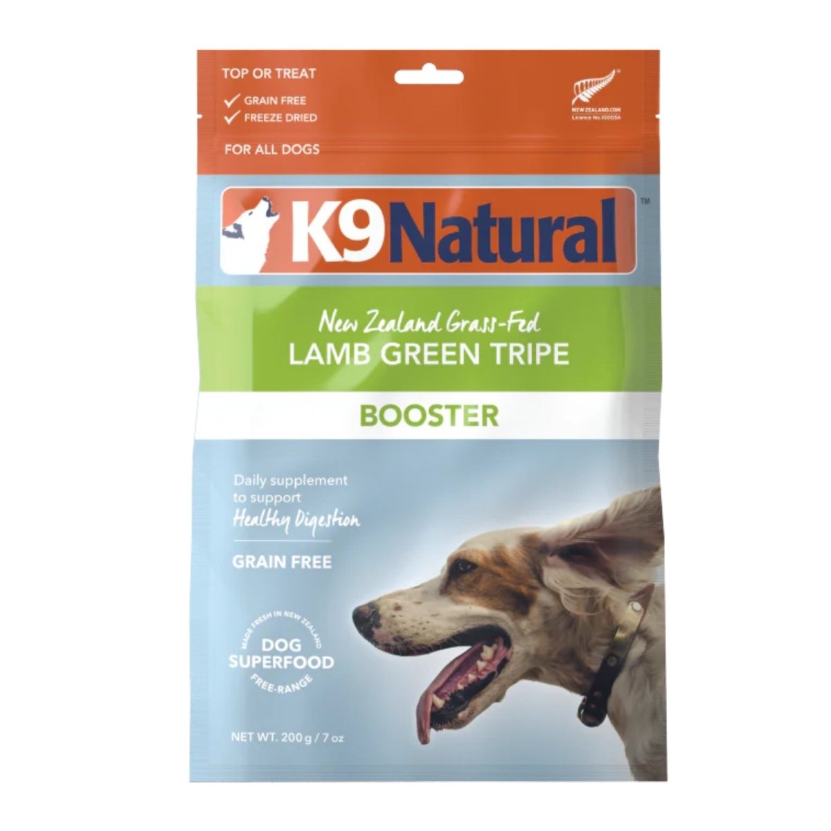 K9 Natural Dog Freeze - Dried Booster Lamb Green Tripe 7oz. - Pets Perfect