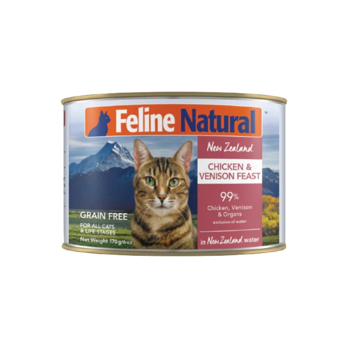 Feline Natural Canned Chicken Venison 6oz. (Case of 12) - Pets Perfect
