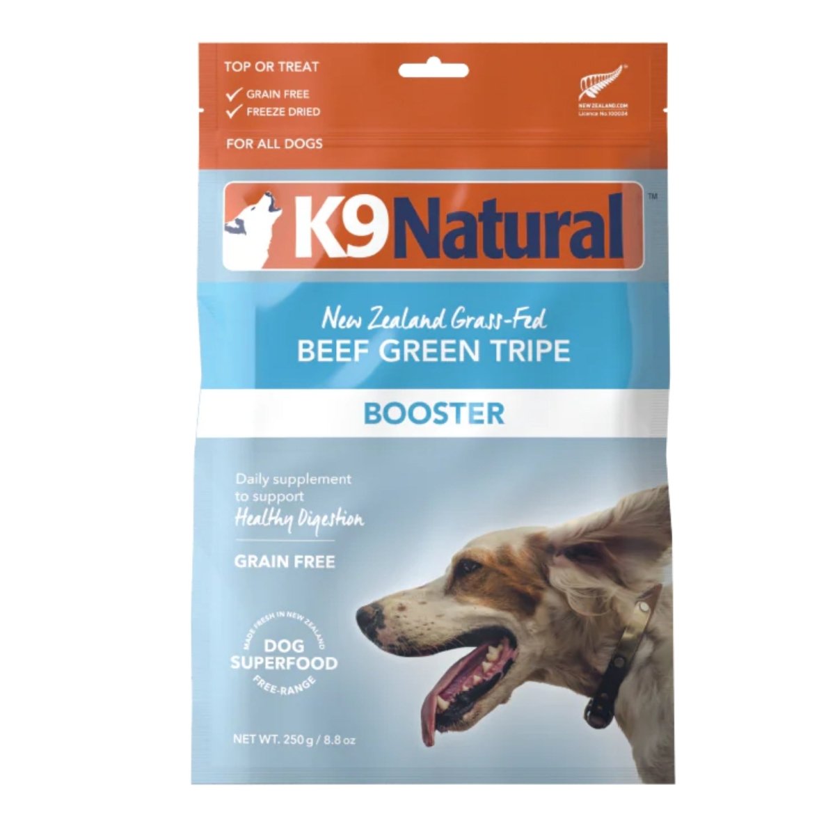 K9 Natural Dog Freeze - Dried Booster Beef Green Tripe 8.8oz. - Pets Perfect