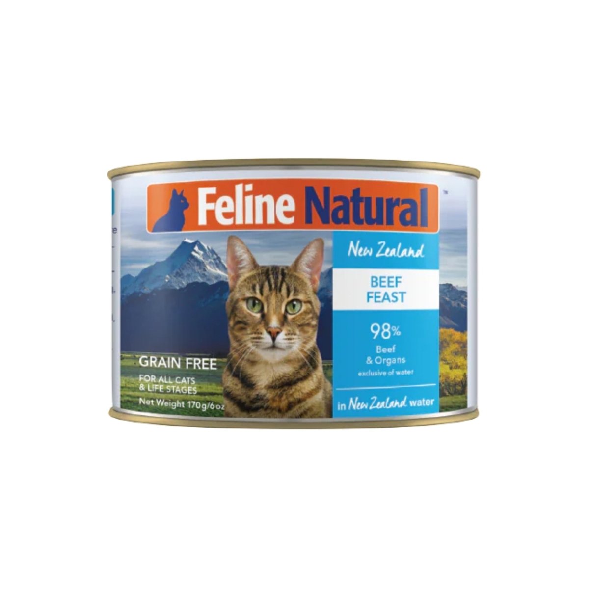 Feline Natural Canned Beef Feast 6oz. (Case of 12) - Pets Perfect
