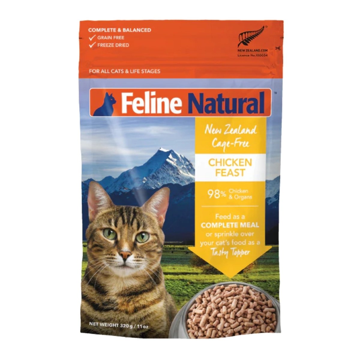 Feline Natural Freeze - Dried Chicken 11oz. - Pets Perfect