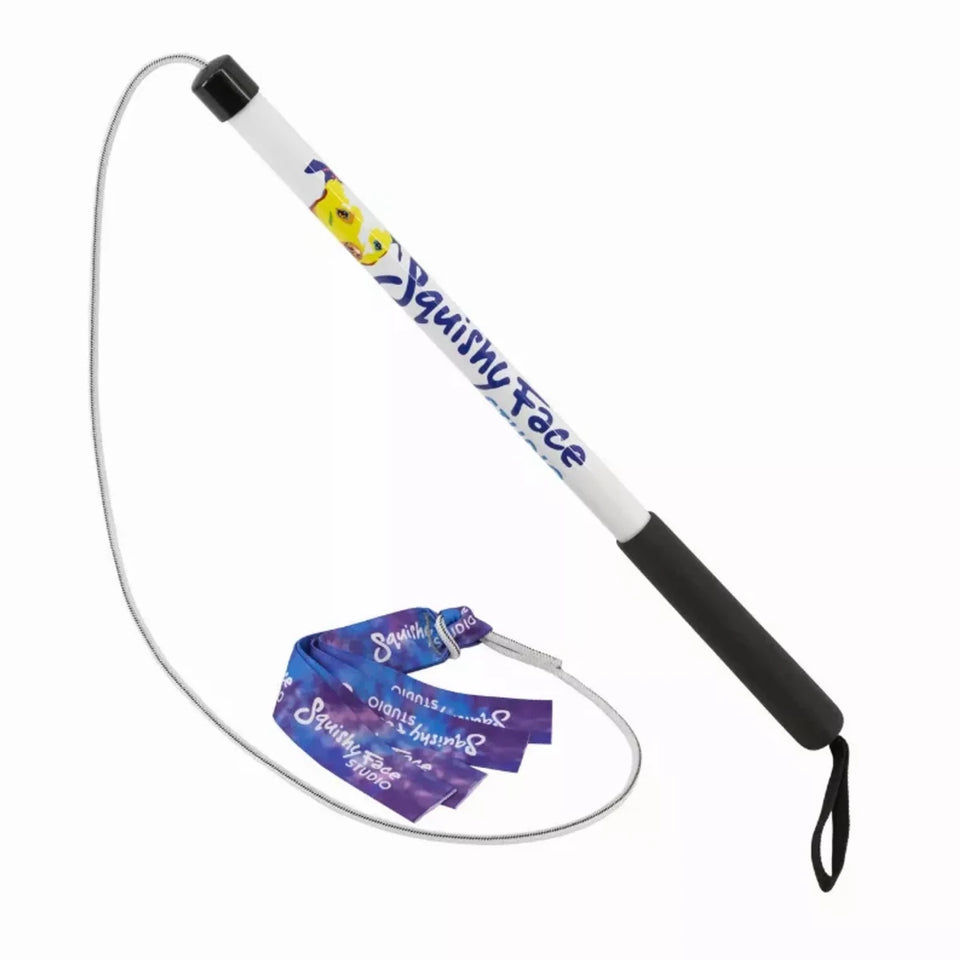 Flirt Pole V2 Dog Toy with Lure, Purple/blue tie dye/JR, view 6