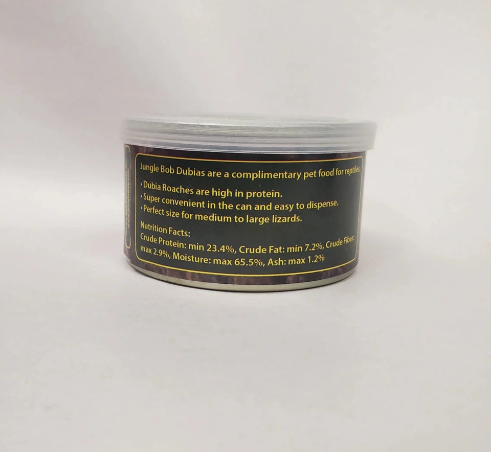 Jungle Bob Dubia Roaches in A Can Large 1.23 oz - 24 ct (Approx 25 ct) - Pets Perfect