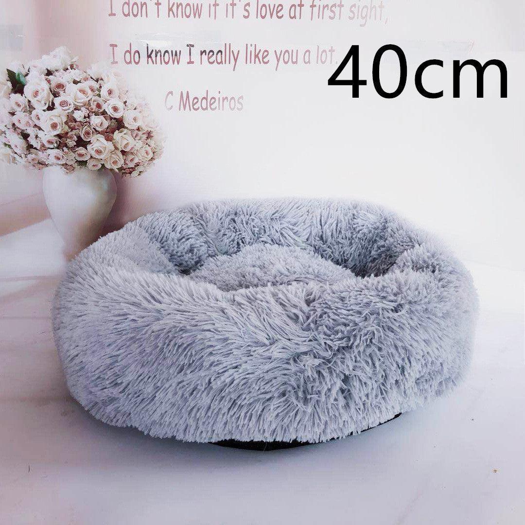 Cozy Haven: Luxurious Round Pet Bed For Winter Comfort - Pets Perfect