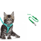 Escapeguard Cat Vest Harness And Car Seat Belt Adapter - Adjustable, Reflective, And Escape - Proof Harness For Cats And Small Dogs - Pets Perfect
