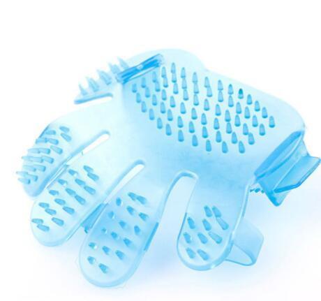 Pet Grooming Glove - Adjustable Rubber Finger Brush for Dogs & Cats - Pets Perfect