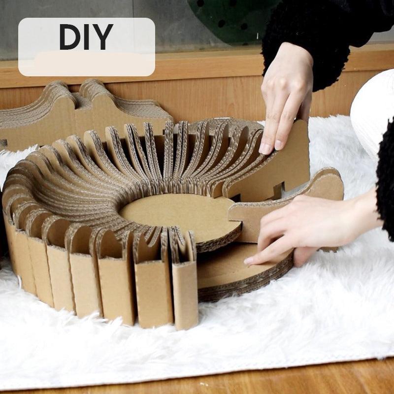 Splice Haven: Stylish Diy Corrugated Cat Scratcher - Pets Perfect