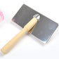 Wooden Handle Pin Brush - Stainless Steel Detangling Brush for Dogs - Pets Perfect