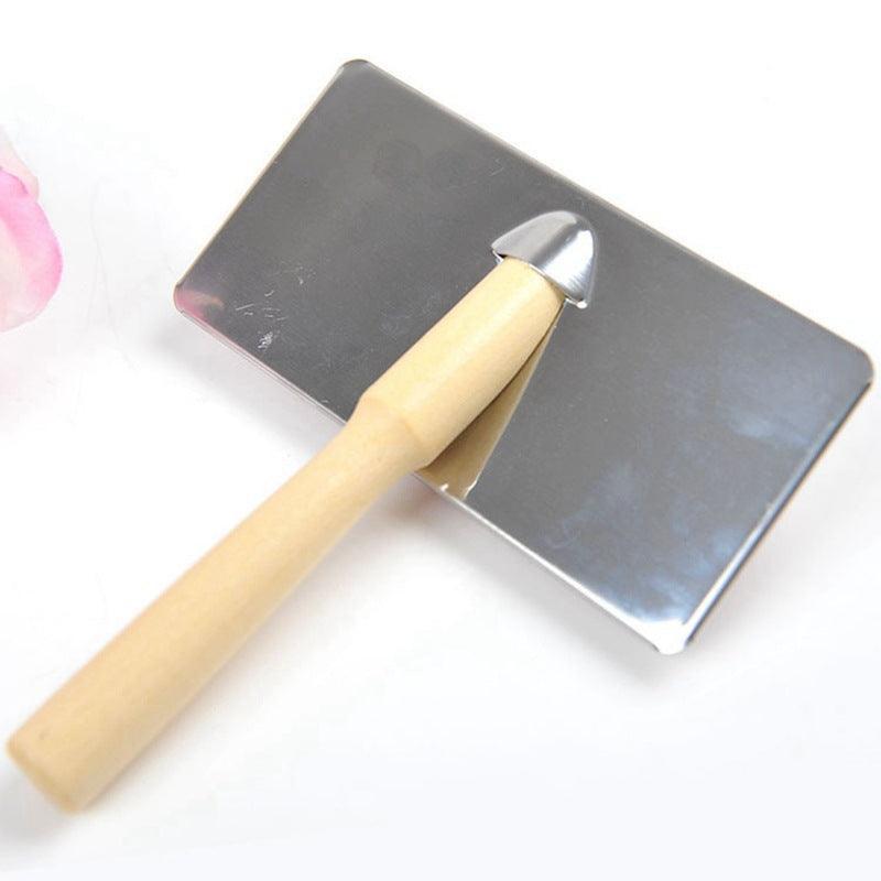 Wooden Handle Pin Brush - Stainless Steel Detangling Brush for Dogs - Pets Perfect