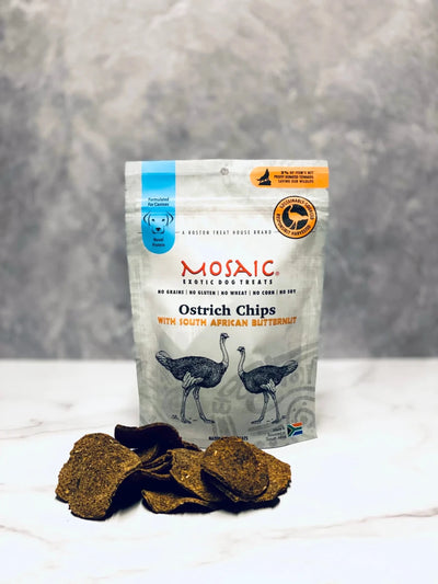 South African Ostrich Chips with Butternut - Pets Perfect