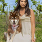Vegan Leather Dog Collar - Champagne Fizz Design - Pets Perfect
