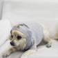 Doggy Hoodie French Terry - Outer Stitch Detail for Dogs and Cats